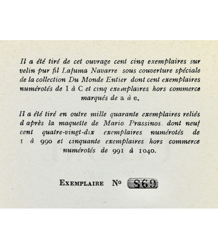 FAULKNER (William) - Pylone - PRASSINOS (Mario)