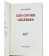 PAULHAN (Jean) - Les Causes célèbres - PRASSINOS (Mario)
