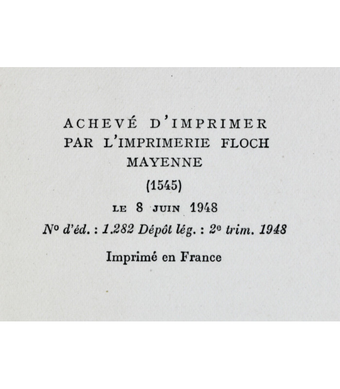 LA TOUR DU PIN (Patrice de) - La Contemplation errante - BONET (Paul)