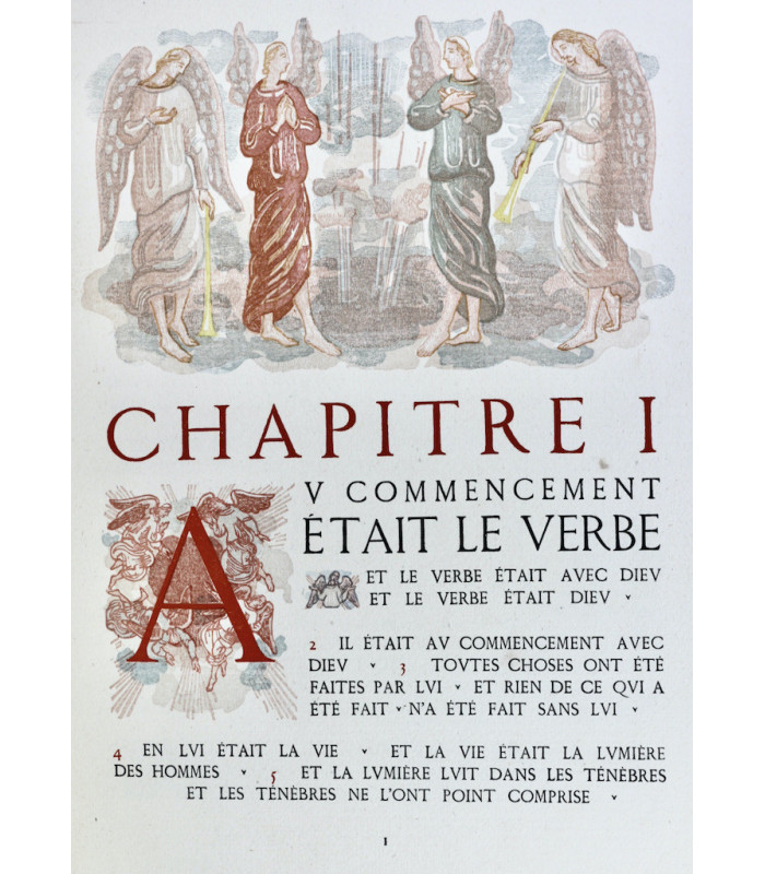 LE MAISTRE DE SACY - Le Saint évangile de Jésus-Christ selon Saint Jean - BERNARD (Jean)