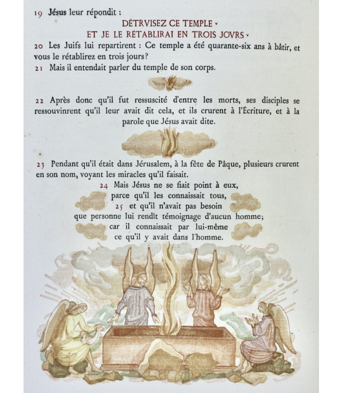 LE MAISTRE DE SACY - Le Saint évangile de Jésus-Christ selon Saint Jean - BERNARD (Jean)