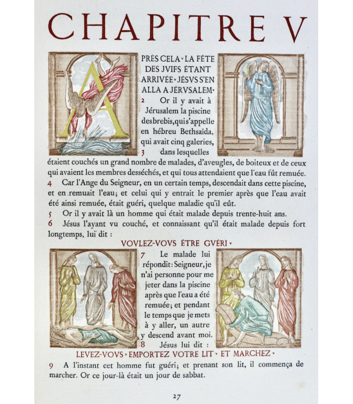 LE MAISTRE DE SACY - Le Saint évangile de Jésus-Christ selon Saint Jean - BERNARD (Jean)