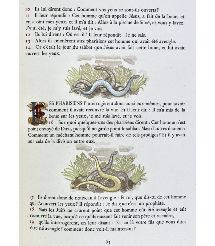 LE MAISTRE DE SACY - Le Saint évangile de Jésus-Christ selon Saint Jean - BERNARD (Jean)