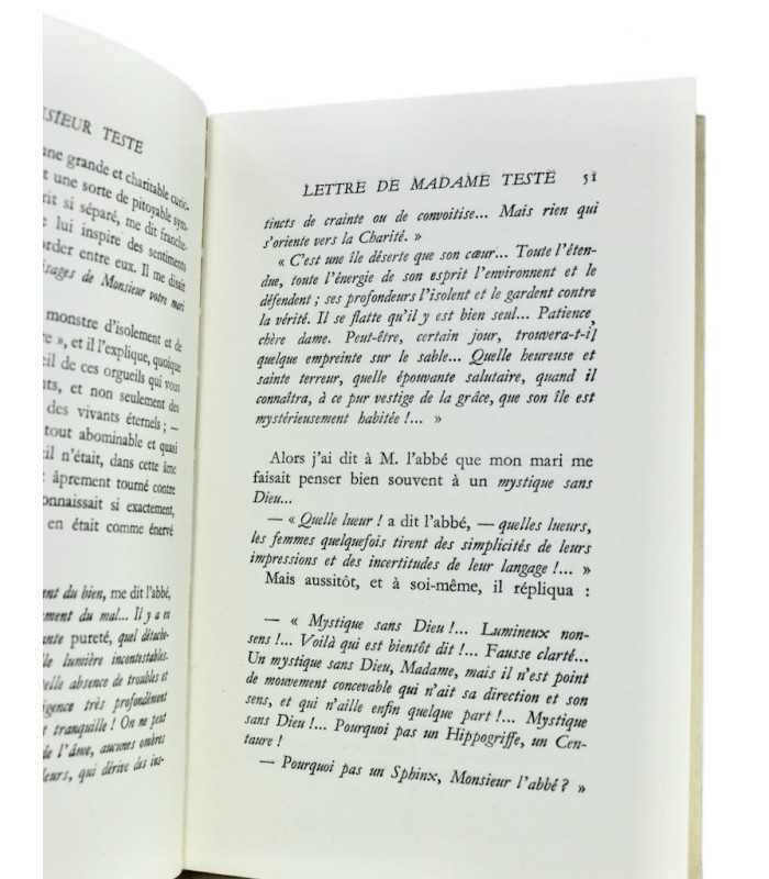 VALÉRY (Paul) - Monsieur Teste - BONET (Paul)