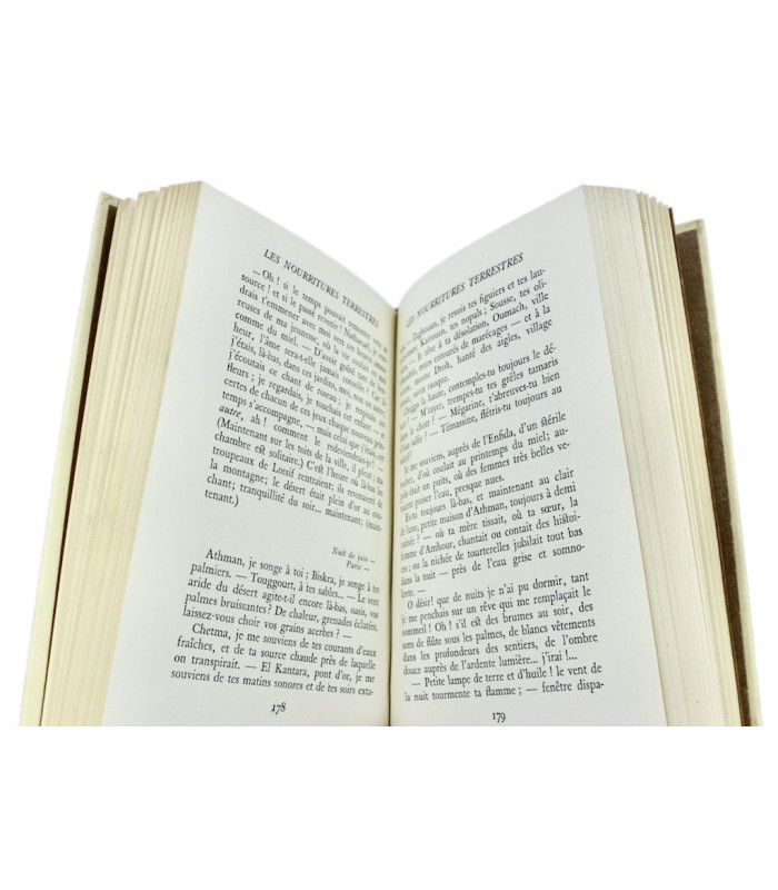 GIDE (André) - Les Nourritures terrestres et les nouvelles nourritures - BONET (Paul)