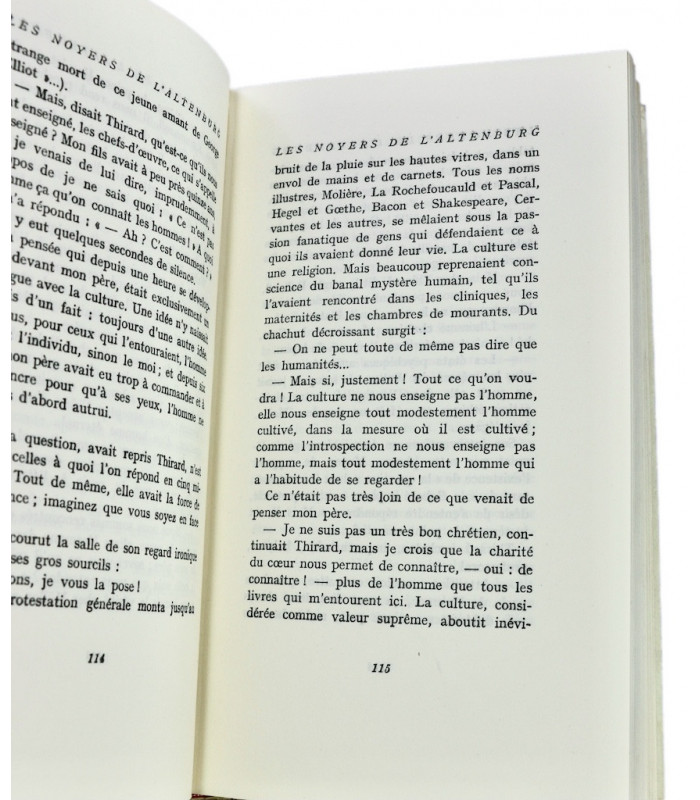 MALRAUX (André) - Les Noyers de l’Altenburg - BONET (Paul)