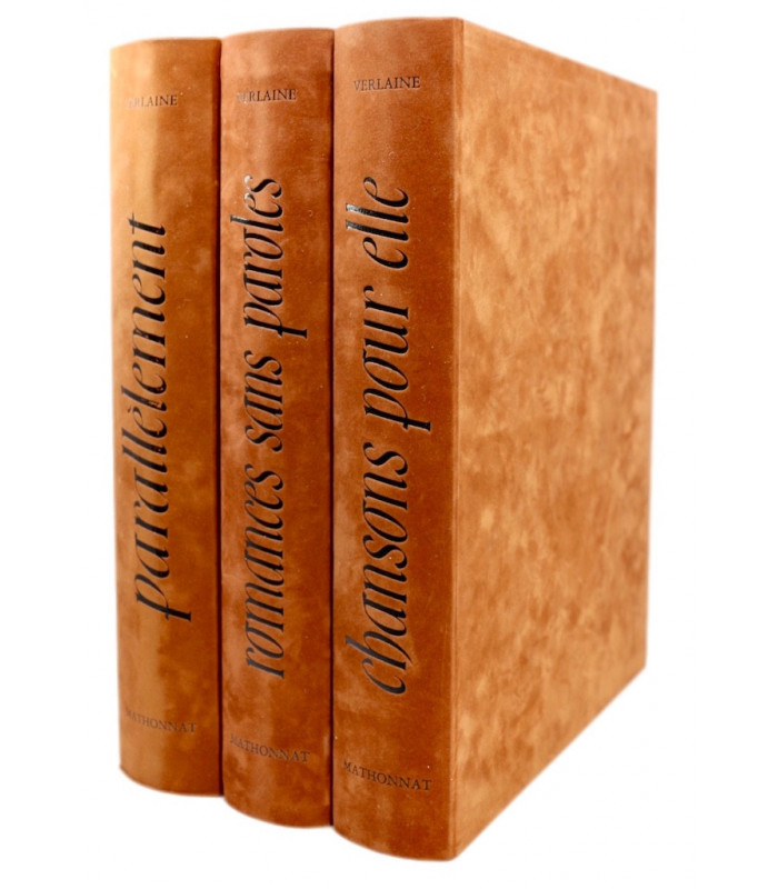 VERLAINE (Paul) - Parallèlement. Romances sans paroles. Chansons pour elle - MATHONNAT (Michel)