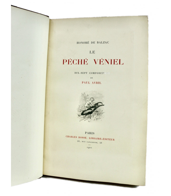 BALZAC (Honoré de) - Le Péché véniel - AVRIL (Paul)