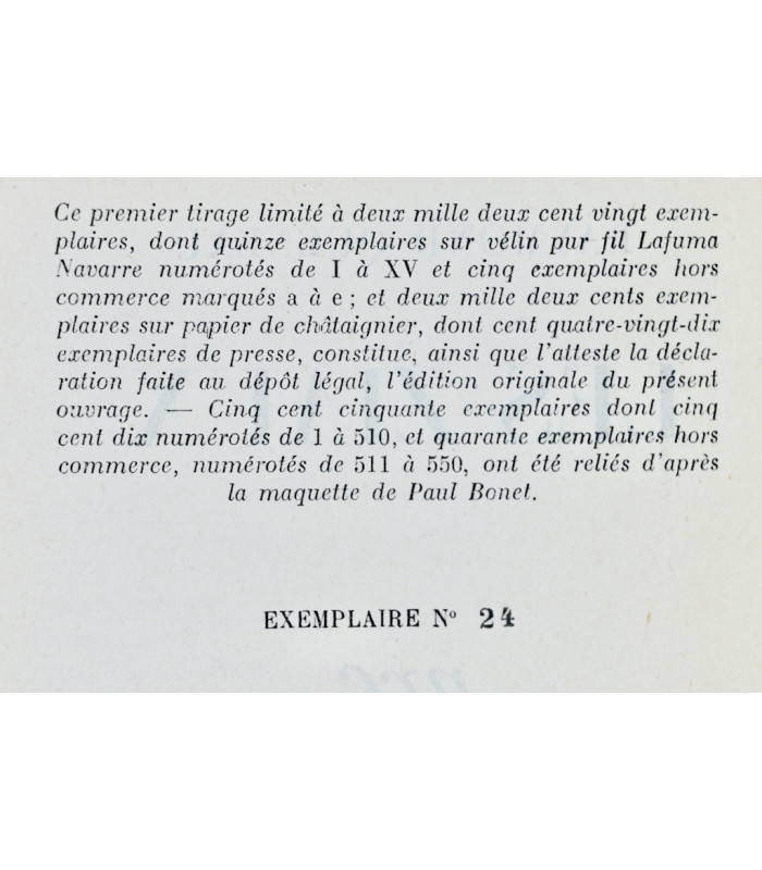 QUENEAU (Raymond) - Les Ziaux - BONET (Paul)