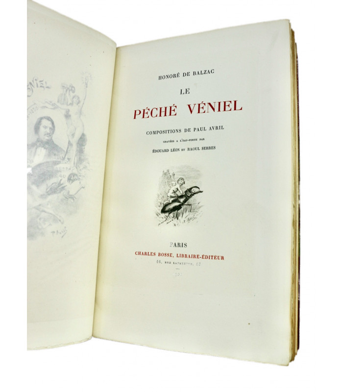 BALZAC (Honoré de) - Le Péché véniel - AVRIL (Paul)