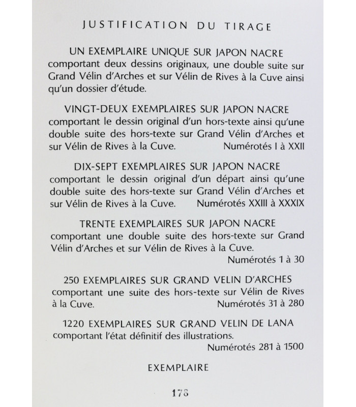 MONTHERLANT (Henry de) - Histoire naturelle imaginaire - ERNI (Hans)