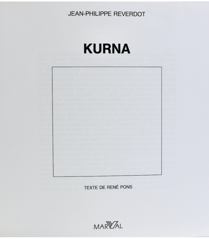 PONS (René) - Kurna - REVERDOT (Jean-Philippe)