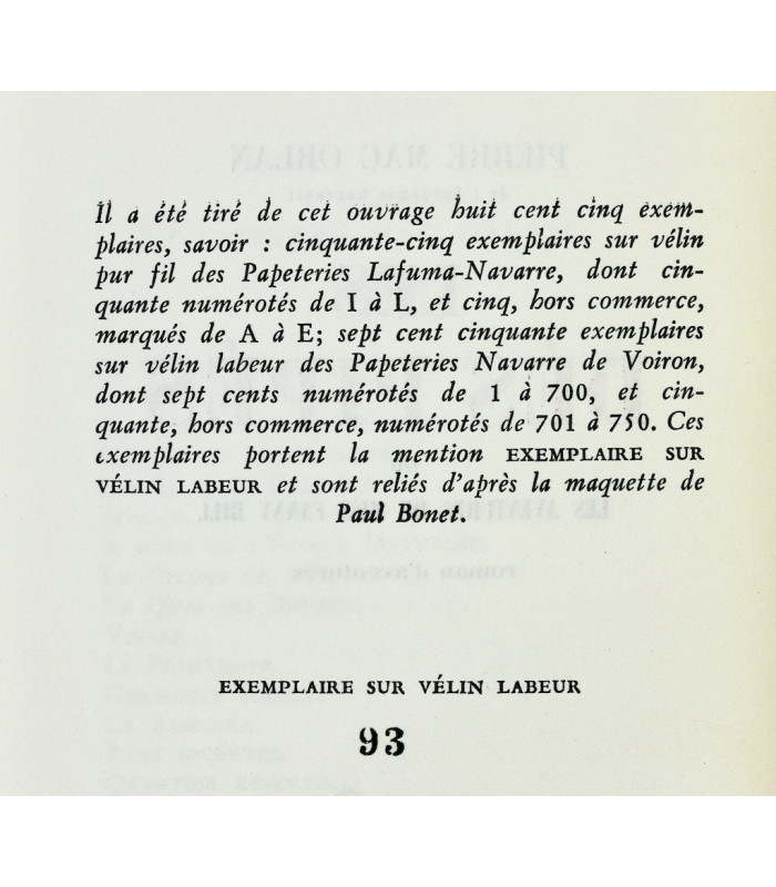 MAC ORLAN (Pierre) - Les Dés pipés ou les aventures de Miss Fanny Hill - BONET (Paul)