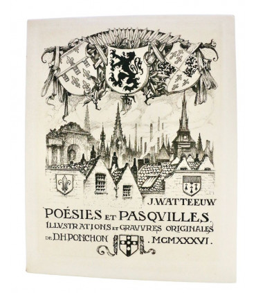 WATTEEUW (Jules) - Poésies et pasquilles - PONCHON (D.-H.)