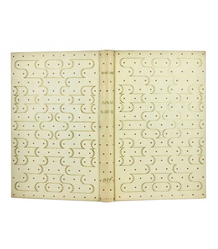 GIDE (André) - Ainsi soit-il ou Les jeux sont faits - BONET (Paul)