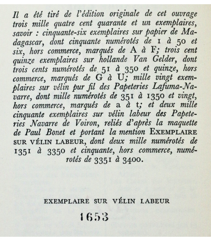 GIDE (André) - Ainsi soit-il ou Les jeux sont faits - BONET (Paul)