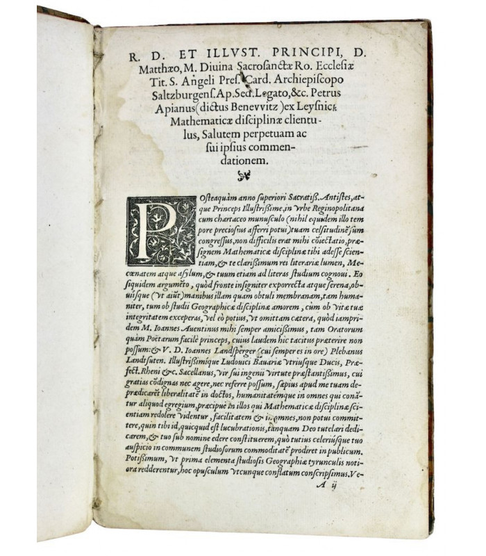 APIAN (Petrus) - FRISIUS (Gemma) - Cosmographia Petri Apiani, per gemmam (…).