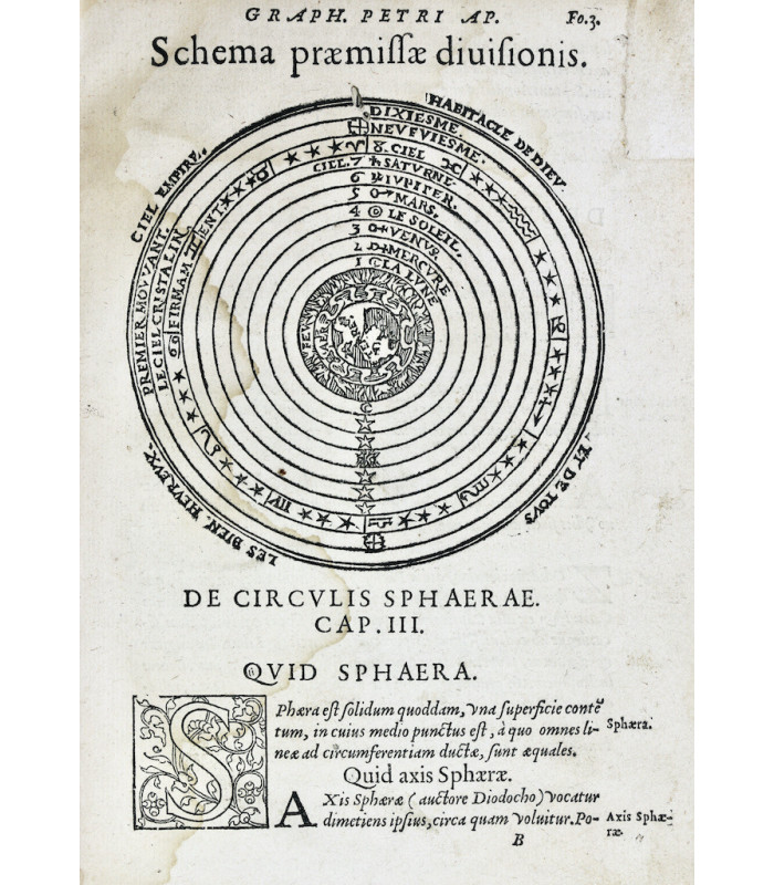 APIAN (Petrus) - FRISIUS (Gemma) - Cosmographia Petri Apiani, per gemmam (…).