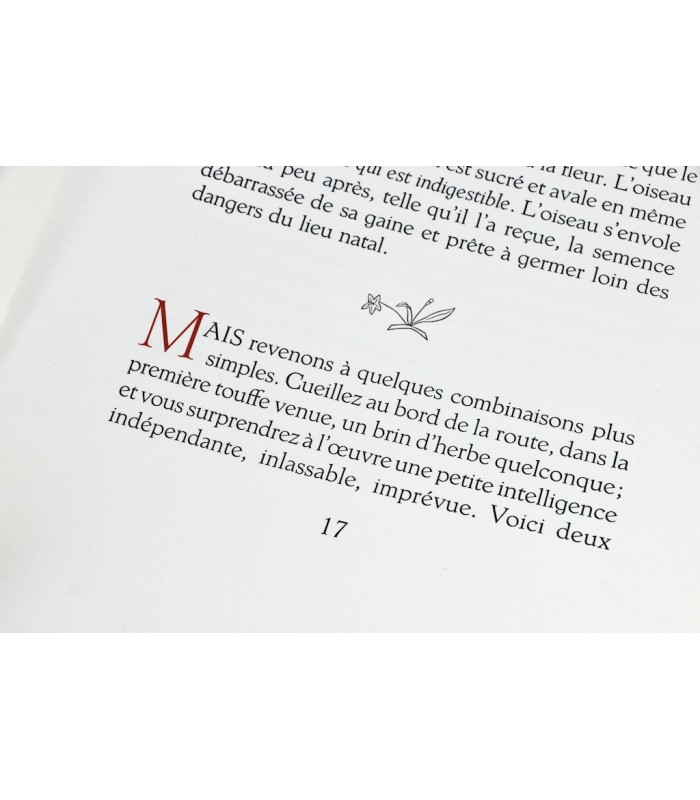 MAETERLINCK (Maurice) - L’Intelligence des Fleurs - NOTTON (Tavy)