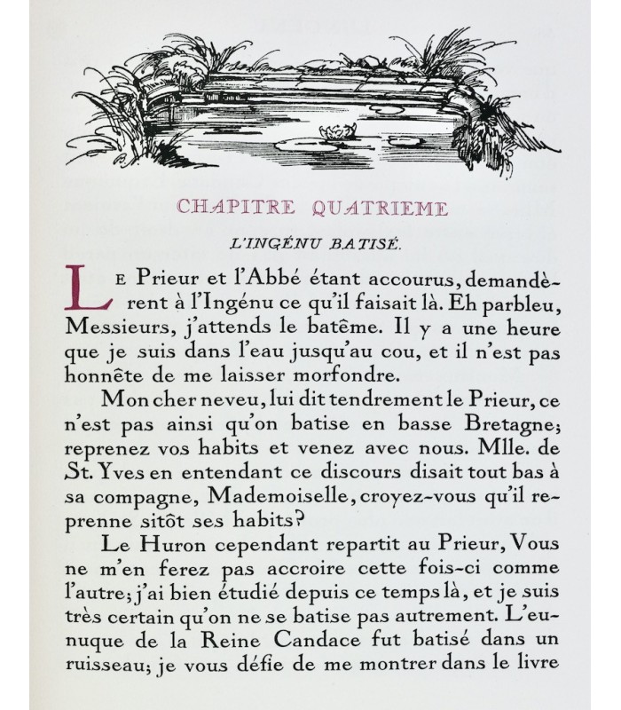 VOLTAIRE - L’Ingénu - NAUDIN (Bernard)