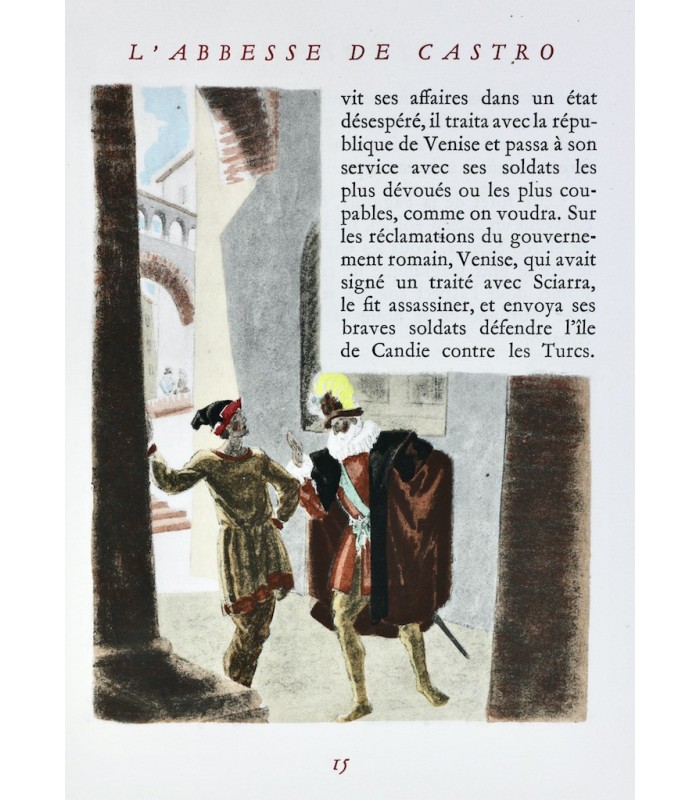 STENDHAL - L’Abbesse de Castro - LEROY (Maurice)