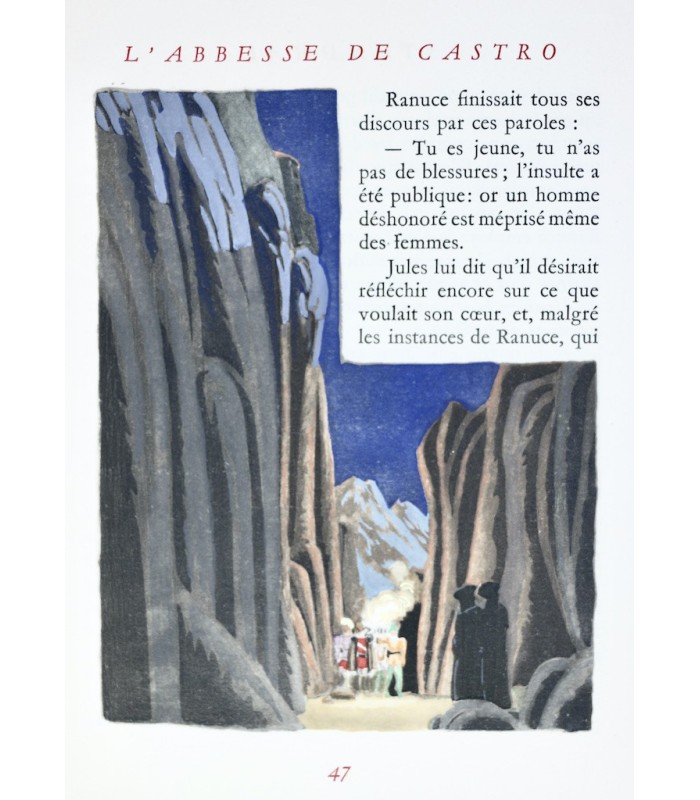 STENDHAL - L’Abbesse de Castro - LEROY (Maurice)