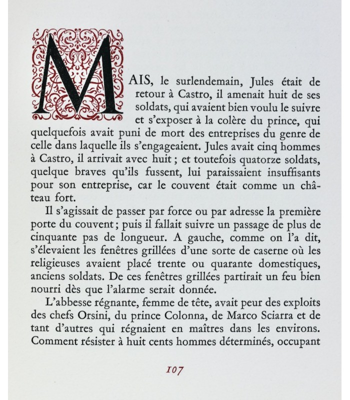 STENDHAL - L’Abbesse de Castro - LEROY (Maurice)