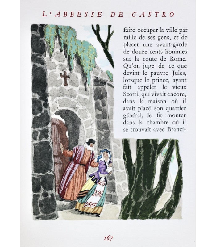 STENDHAL - L’Abbesse de Castro - LEROY (Maurice)