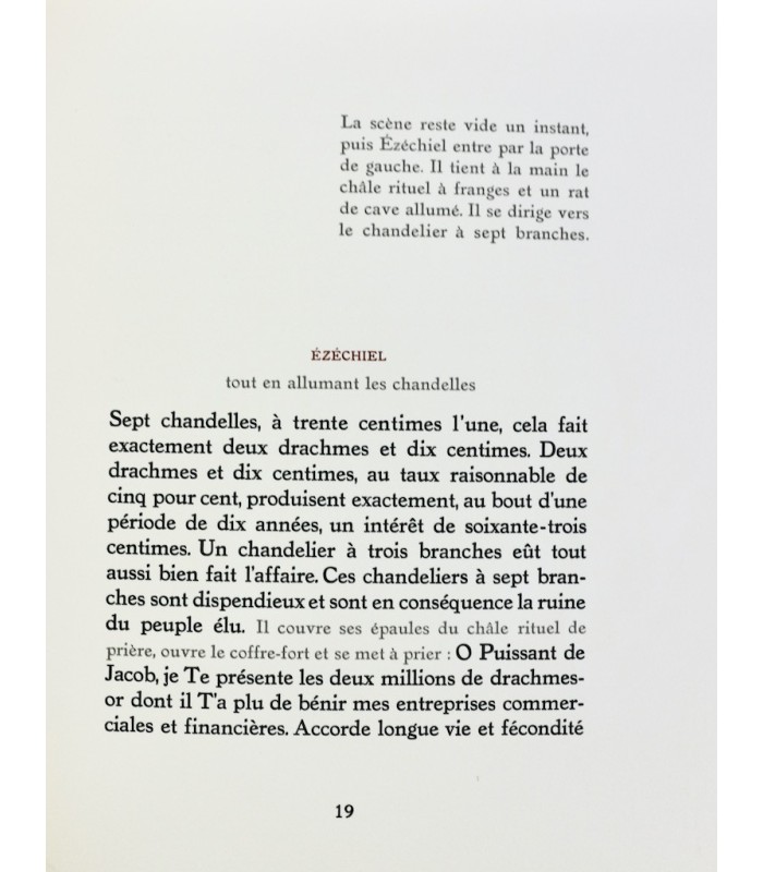 COHEN (Albert) - Ézéchiel - DOUKING (Georges)