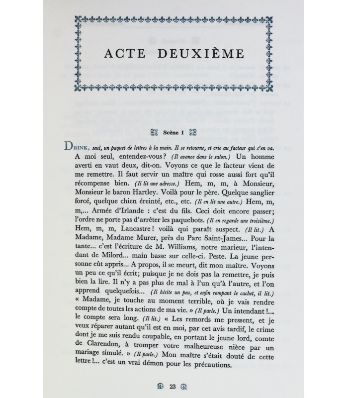 BEAUMARCHAIS (Pierre Augustin Caron de) - Théâtre complet - DEBEAUVAIS (Yvonne)