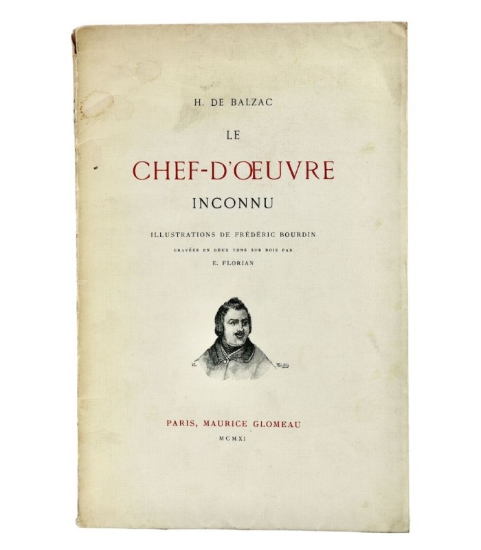 BALZAC (Honoré de) - Le Chef-d’œuvre inconnu - BOURDIN (Frédéric) & MAHEY (James)