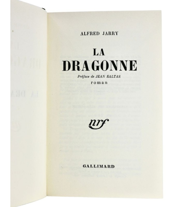 JARRY (Alfred) - La Dragonne - PRASSINOS (Mario)