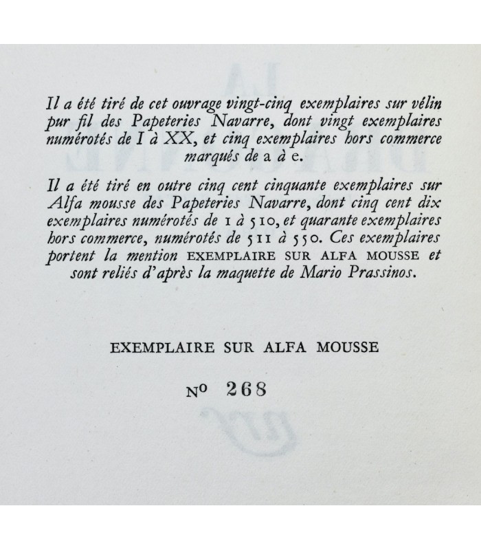 JARRY (Alfred) - La Dragonne - PRASSINOS (Mario)