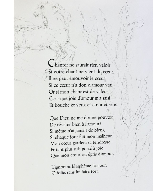 VENTADOUR (Bernard de) - D’Amour courtois - LEVKOWITCH (Léon)