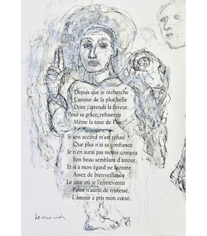 VENTADOUR (Bernard de) - D’Amour courtois - LEVKOWITCH (Léon)