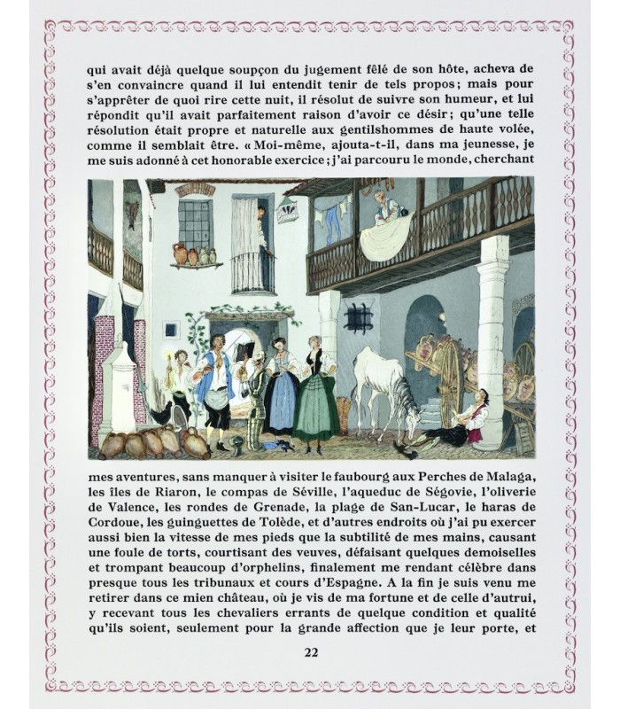 CERVANTÈS (Miguel de) - L'Ingénieux Hidalgo Don Quichotte de la Manche - LEMARIÉ (Henry)