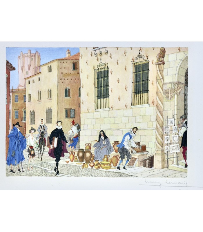 CERVANTÈS (Miguel de) - L'Ingénieux Hidalgo Don Quichotte de la Manche - LEMARIÉ (Henry)