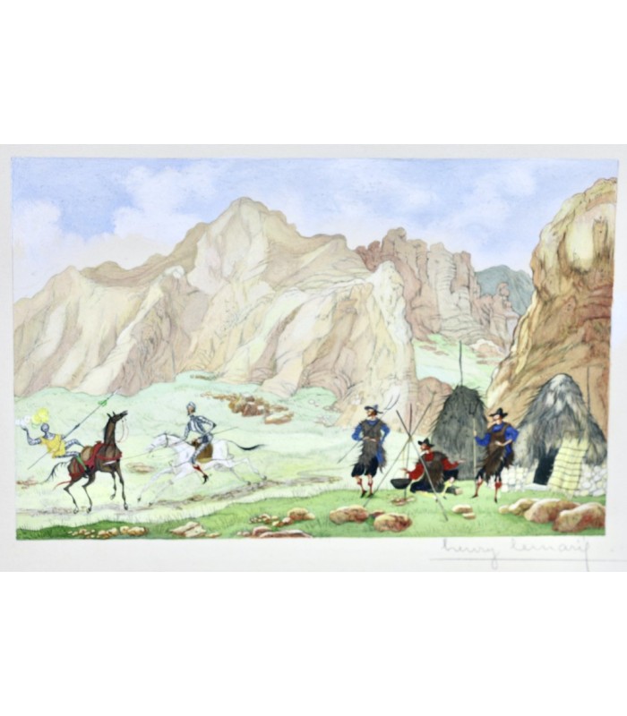 CERVANTÈS (Miguel de) - L'Ingénieux Hidalgo Don Quichotte de la Manche - LEMARIÉ (Henry)
