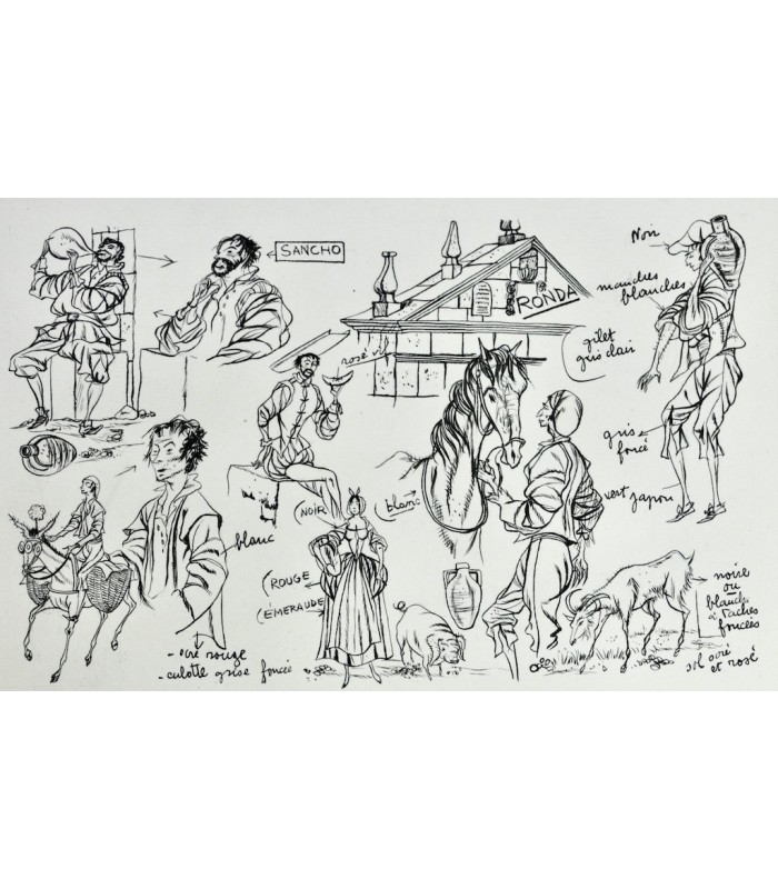 CERVANTÈS (Miguel de) - L'Ingénieux Hidalgo Don Quichotte de la Manche - LEMARIÉ (Henry)