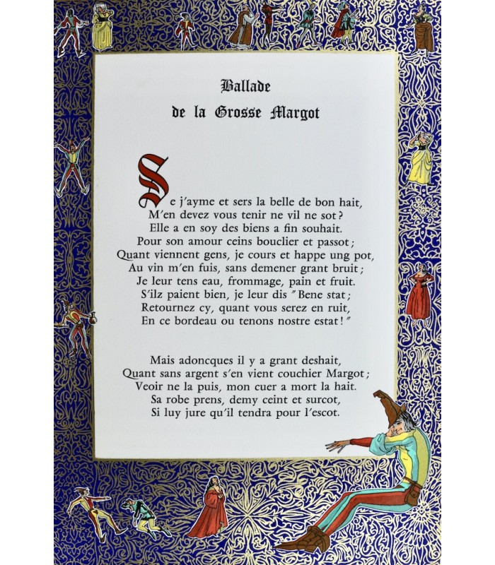 VILLON (François) - Les Ballades de Maistre François Villon - ANSALDI (Arnaud)