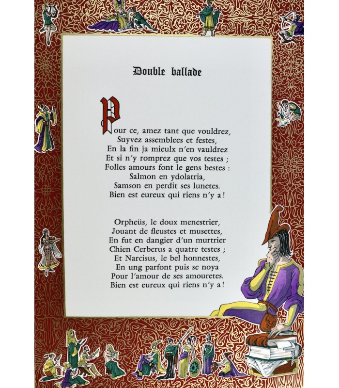 VILLON (François) - Les Ballades de Maistre François Villon - ANSALDI (Arnaud)