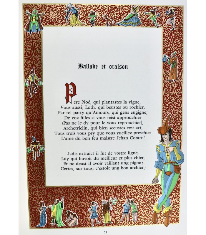 VILLON (François) - Les Ballades de Maistre François Villon - ANSALDI (Arnaud)