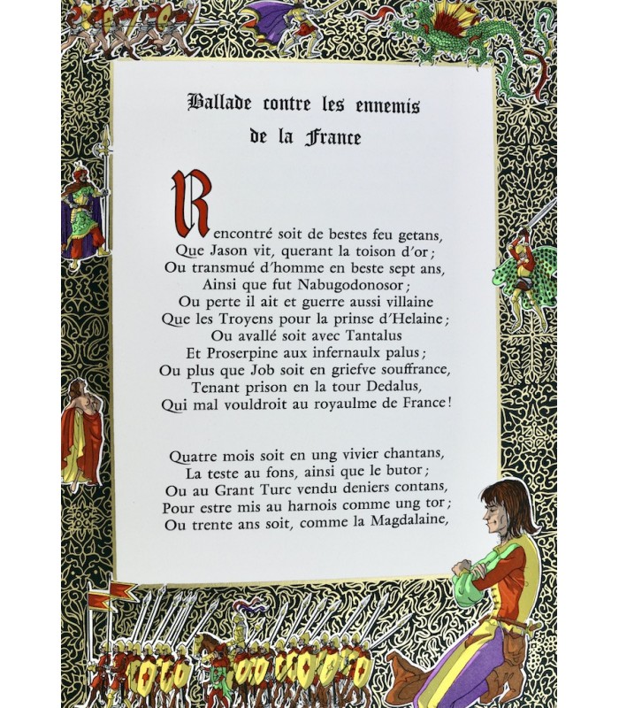 VILLON (François) - Les Ballades de Maistre François Villon - ANSALDI (Arnaud)