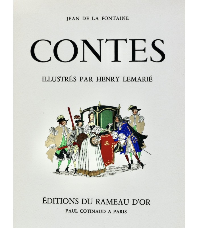 LA FONTAINE (Jean de) - Contes - LEMARIÉ (Henry)