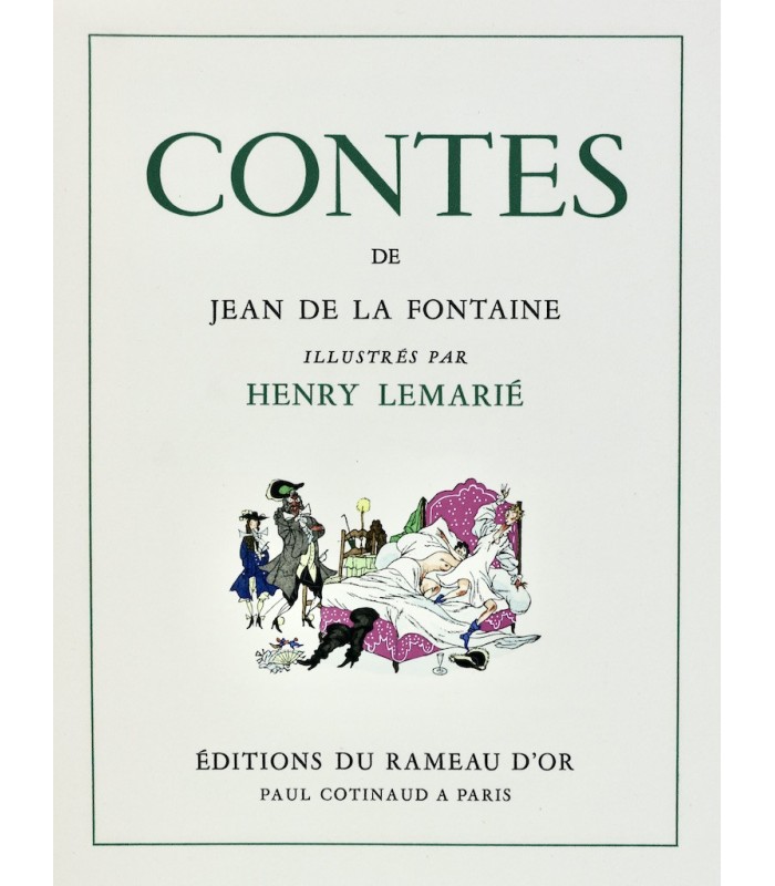 LA FONTAINE (Jean de) - Contes - LEMARIÉ (Henry)
