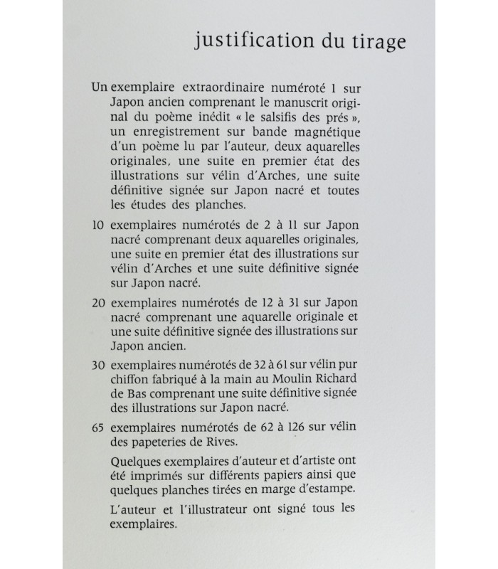 GROSJEAN (Jean) - Herbier - RIGAL (Jacques-Joachim-Jean)