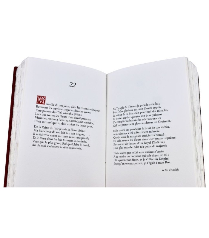 SAINTE-MAURE (Charles de) - Guirlande de Julie - FUCHS (Danièle)