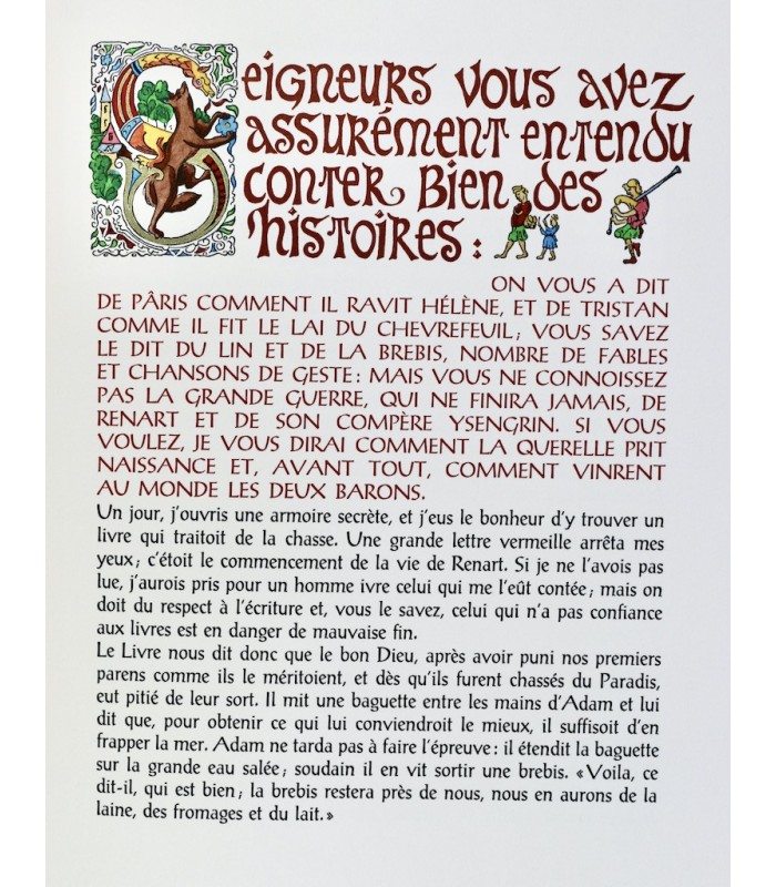 PAULIN (A.) - Le Roman de Renart - GUÉGUEN (Max-Roger)