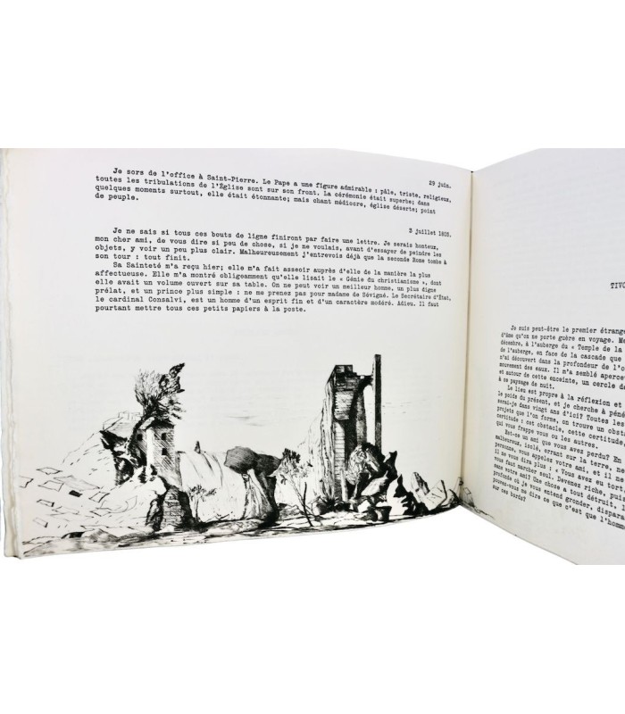 CHATEAUBRIAND (François René, vicomte de) - Voyage en Italie. Lettre A.M. Joubert - DIAZ (Gérard)