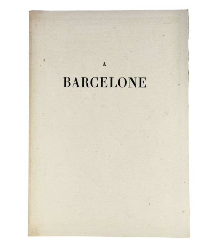 COLLECTIF - A Barcelone. Odes - FONTSERÉ (Carles)